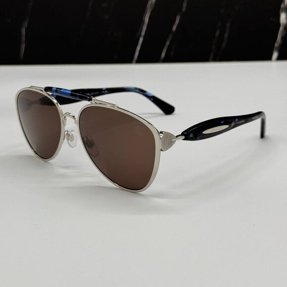 NEW BURBERRY BE3160 1005/73 SILVER BLACK UNISEX SUNGLASSES BURBERRY BE3160 10057 main image 11